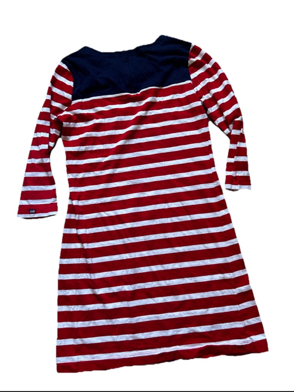 U.S. Polo Assn. Red, White & Navy Striped Long-Sleeve Mini Dress - Picture 5 of 5